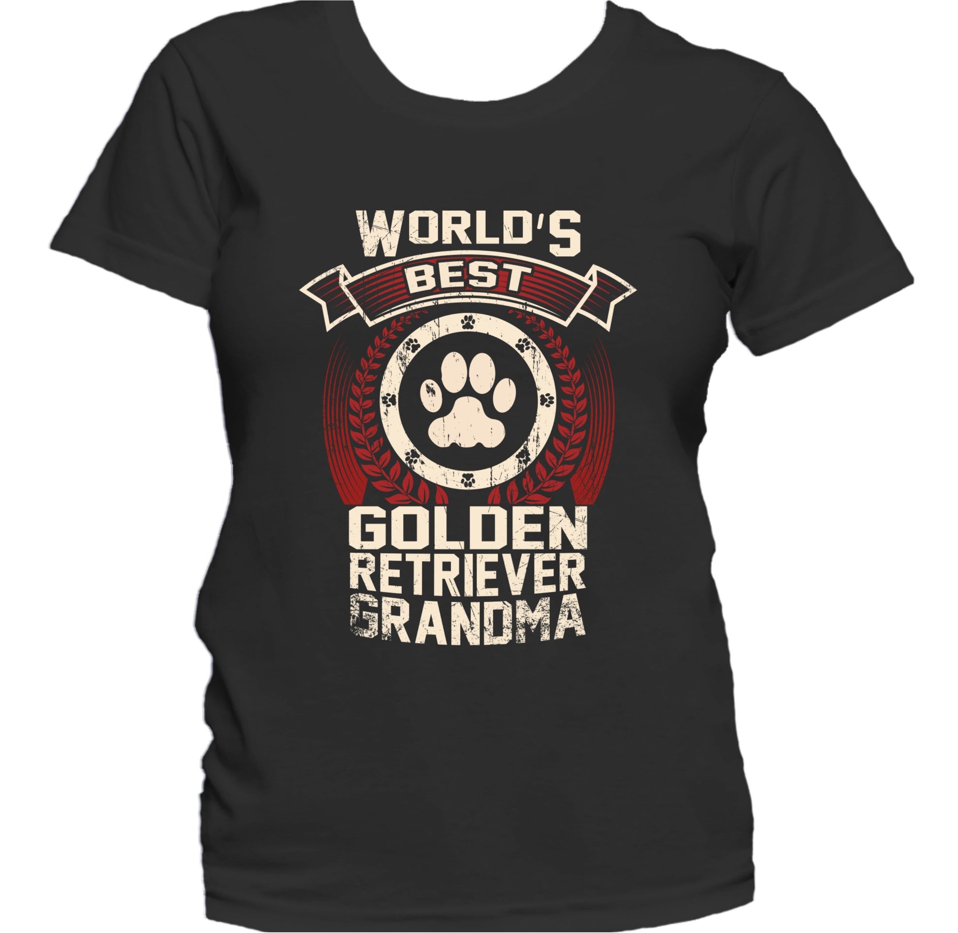 World's Best Golden Retriever Grandma Women's T-Shirt - Dog Grandma Shirt