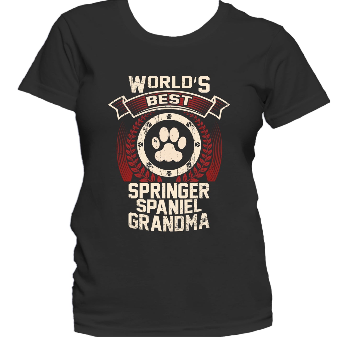 World's Best Springer Spaniel Grandma Women's T-Shirt - Dog Grandma Shirt