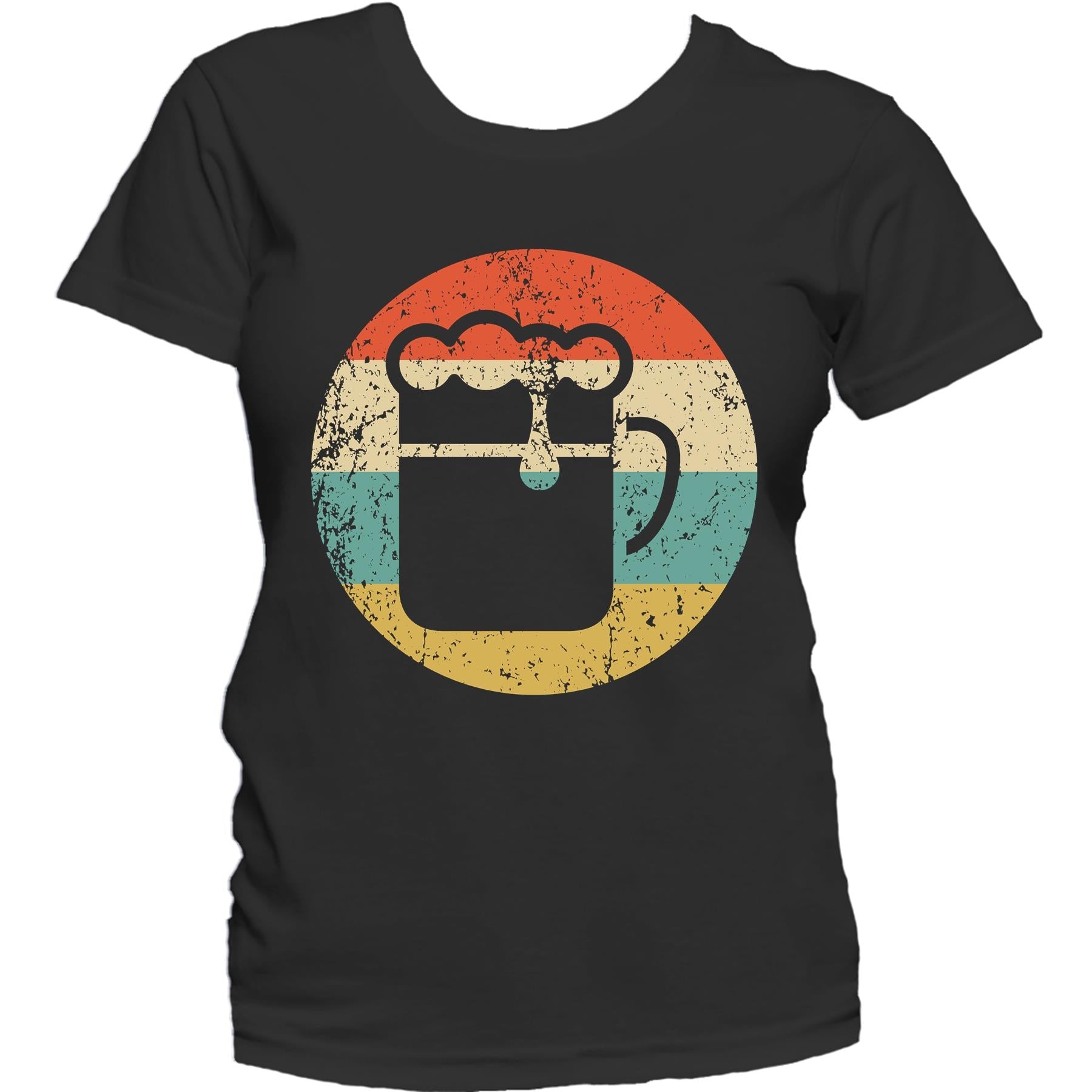 Craft Beer Drinker Shirt - Retro Beer Glass Women's T-Shirt