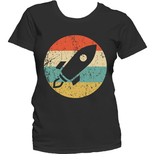 Astronaut Shirt - Vintage Retro Space Ship Women's T-Shirt