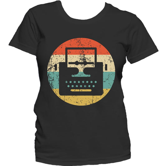 Writer Shirt - Vintage Retro Typewriter Women's T-Shirt