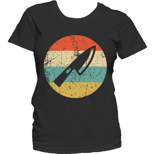Chef Shirt - Vintage Retro Chef Knife Women's T-Shirt