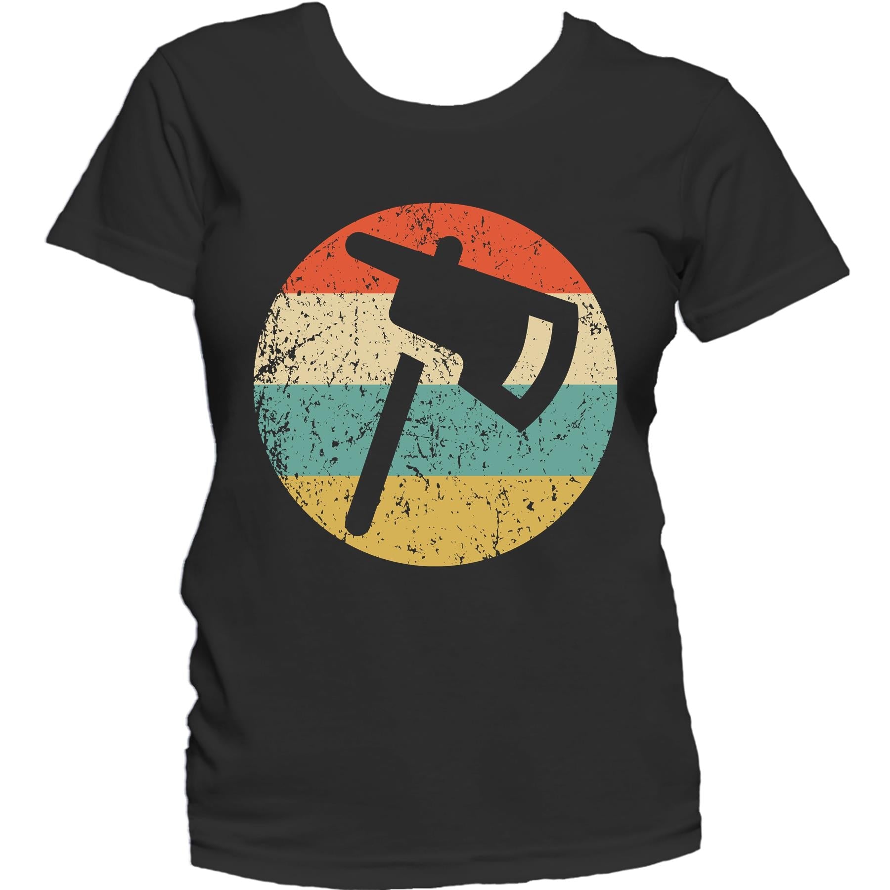 Firefighter Fireman Shirt - Retro Fire Axe Women's T-Shirt