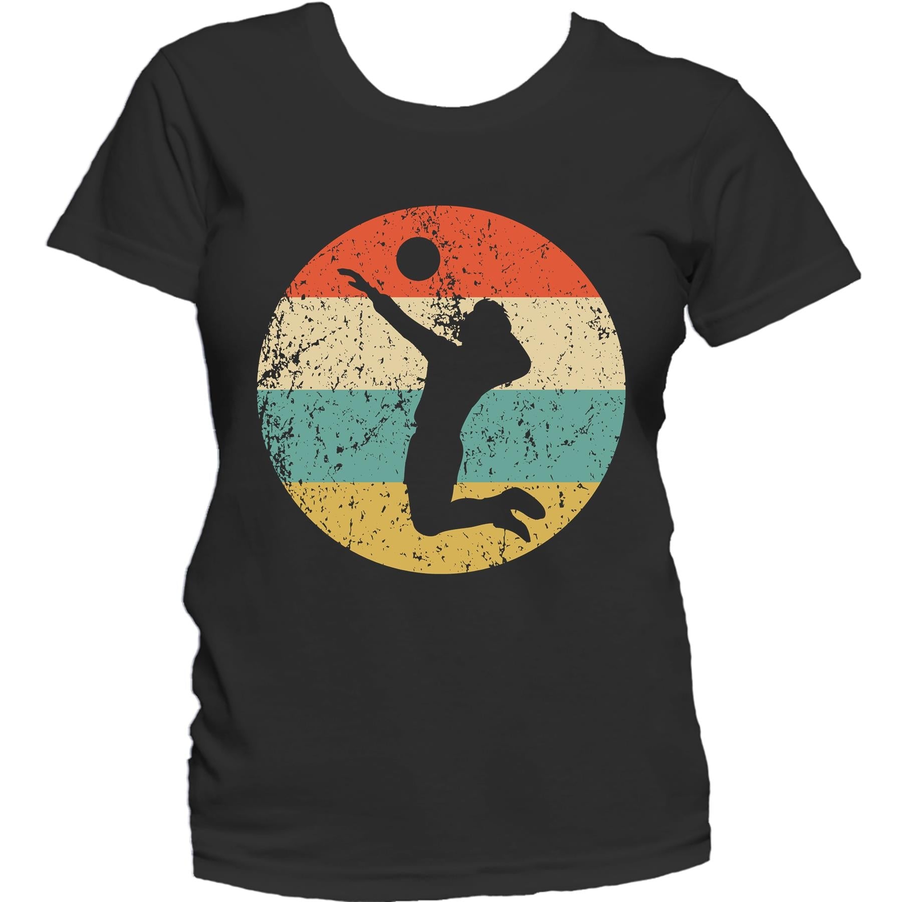 Volleyball Shirt - Vintage Retro Volleyball Player Women's T-Shirt