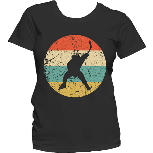 Hockey Shirt - Vintage Retro Hockey Player Women's T-Shirt
