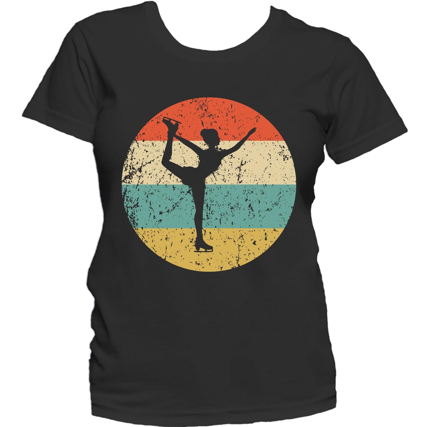 Figure Skating Shirt - Vintage Retro Figure Skater Women's T-Shirt