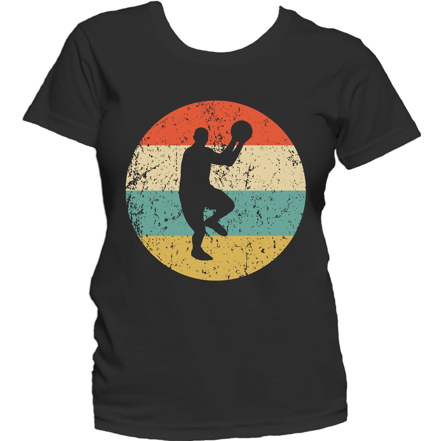 Basketball Shirt - Vintage Retro Basketball Player Women's T-Shirt