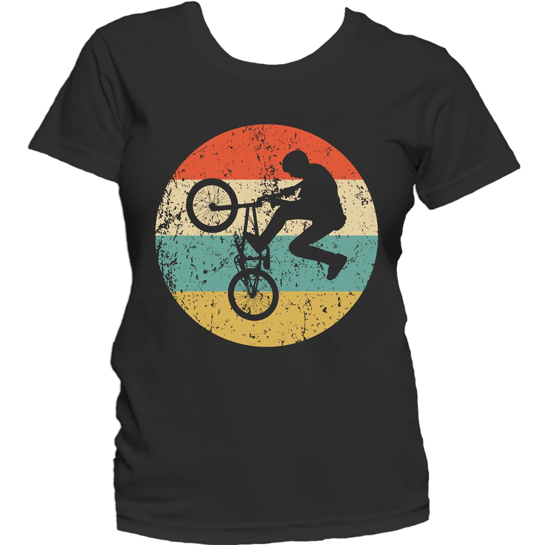 BMX Shirt - Vintage Retro BMX Bike Rider Women's T-Shirt