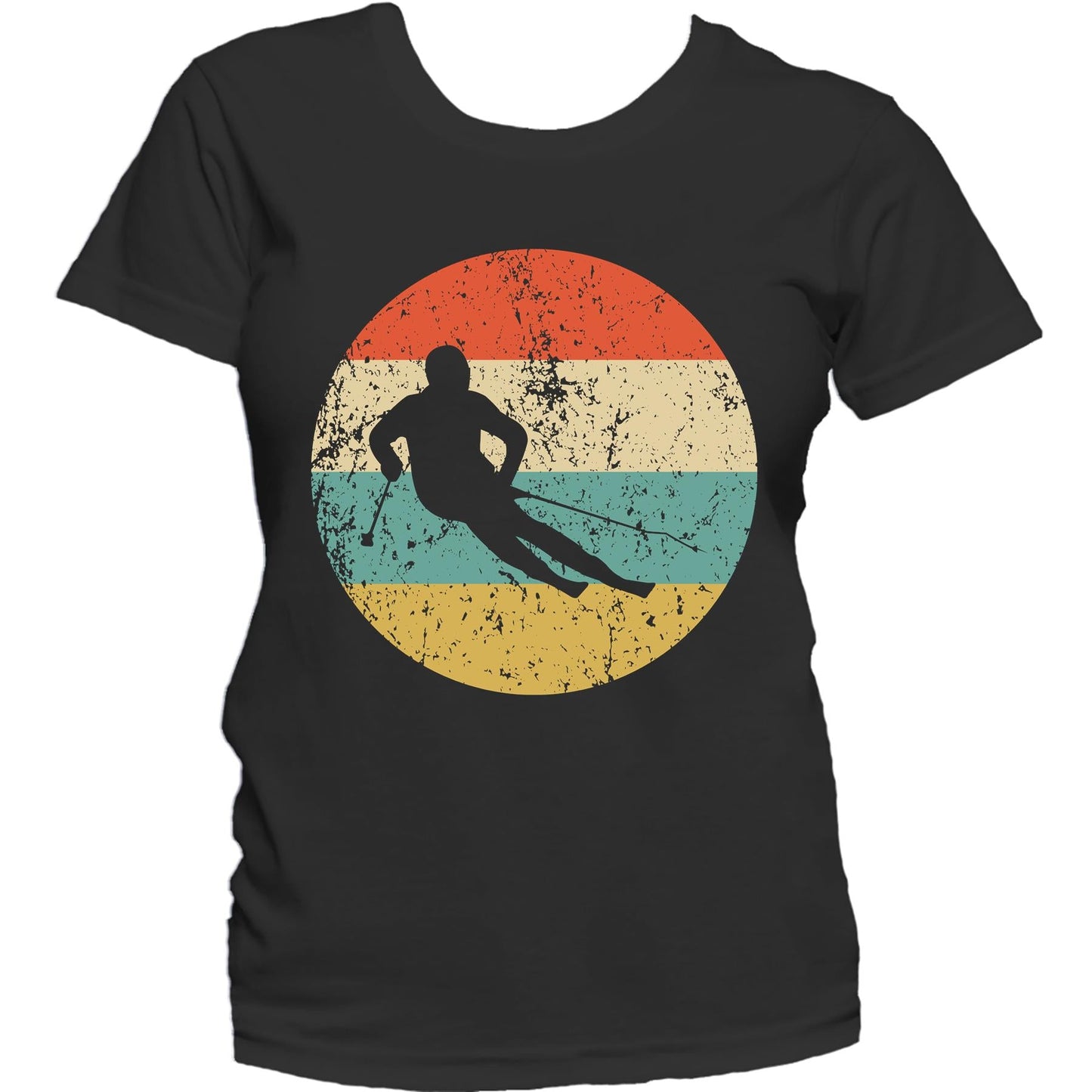 Skiing Shirt - Vintage Retro Skier Women's T-Shirt