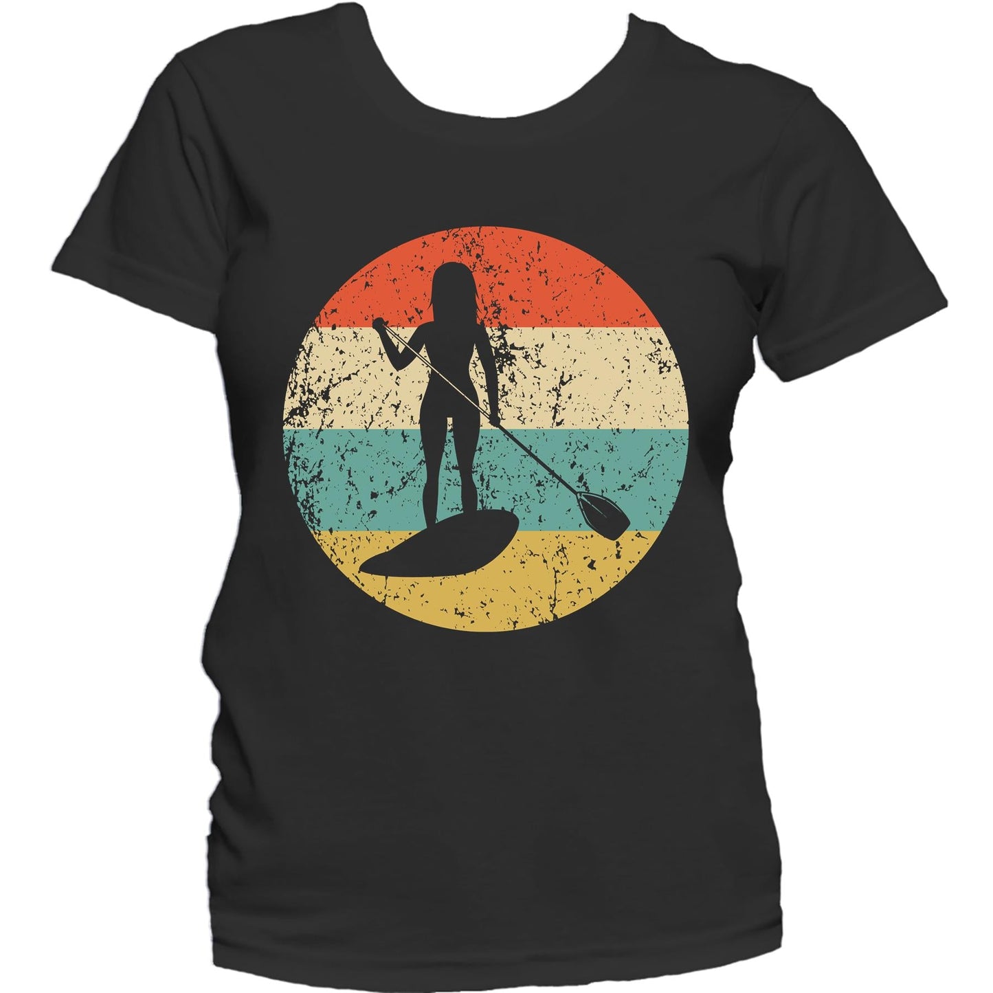 Paddleboarding Shirt - Vintage Retro Paddleboard Women's T-Shirt