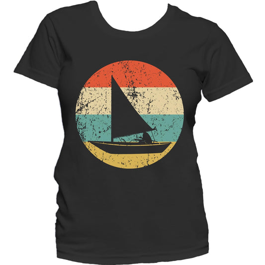 Sailing Shirt - Vintage Retro Sail Boat Women's T-Shirt