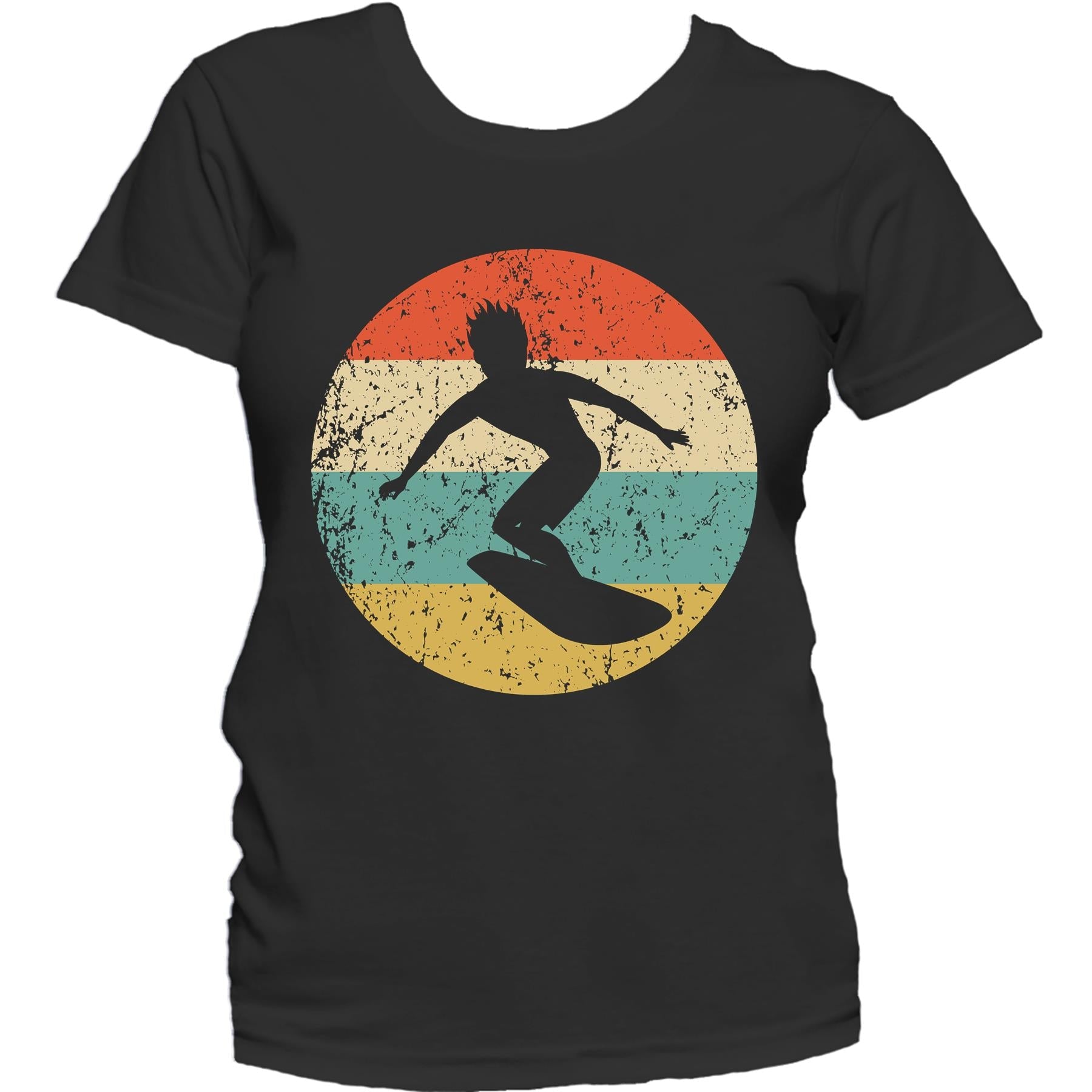 Surfing Shirt - Vintage Retro Surfer Women's T-Shirt
