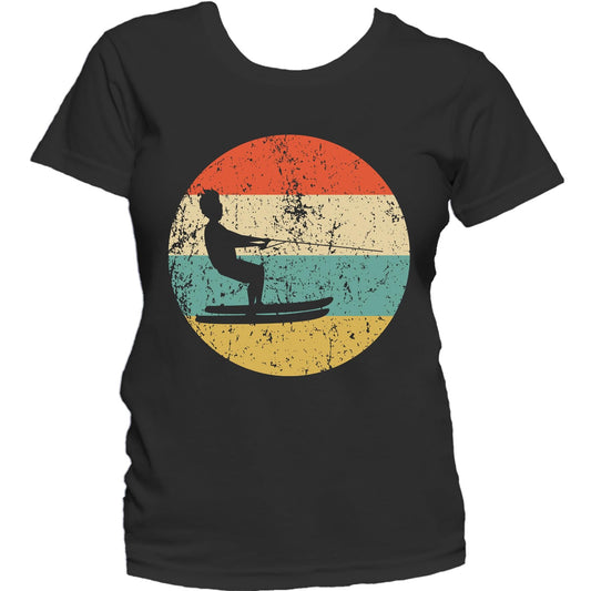 Waterskiing Shirt - Vintage Retro Waterskiier Women's T-Shirt