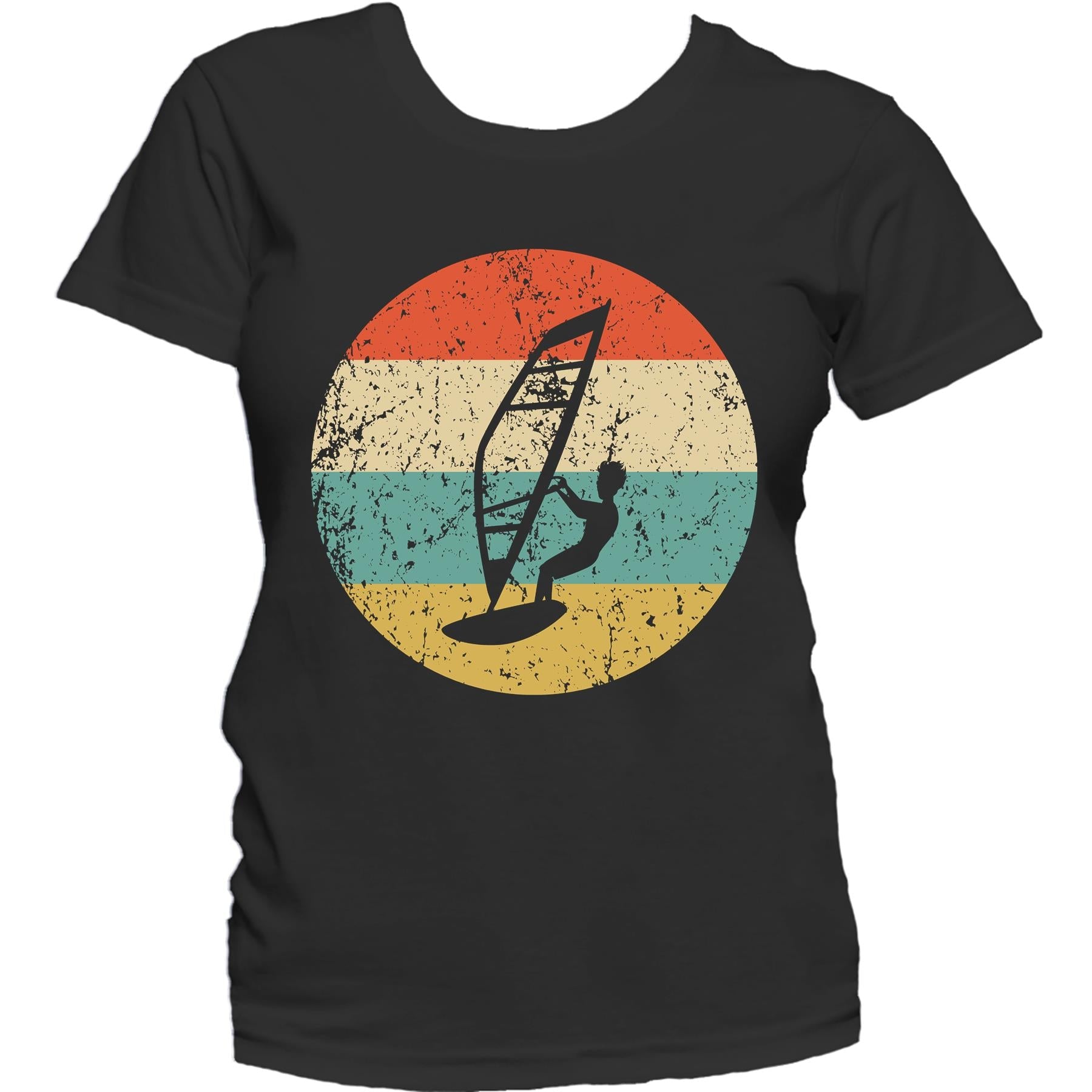 Windsurfing Shirt - Vintage Retro Windsurfer Women's T-Shirt