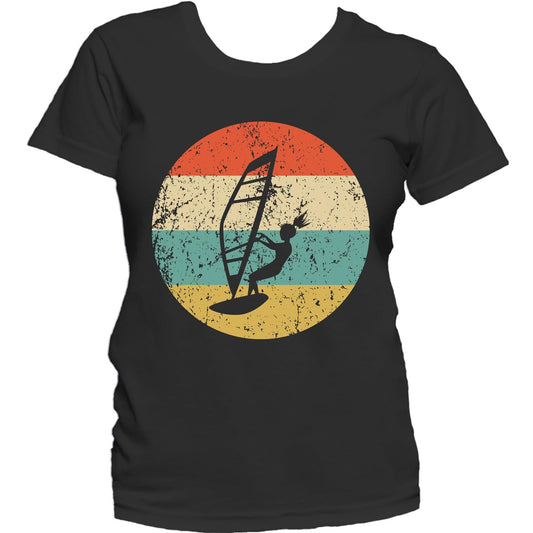 Windsurfing Shirt - Vintage Retro Windsurfer Women's T-Shirt