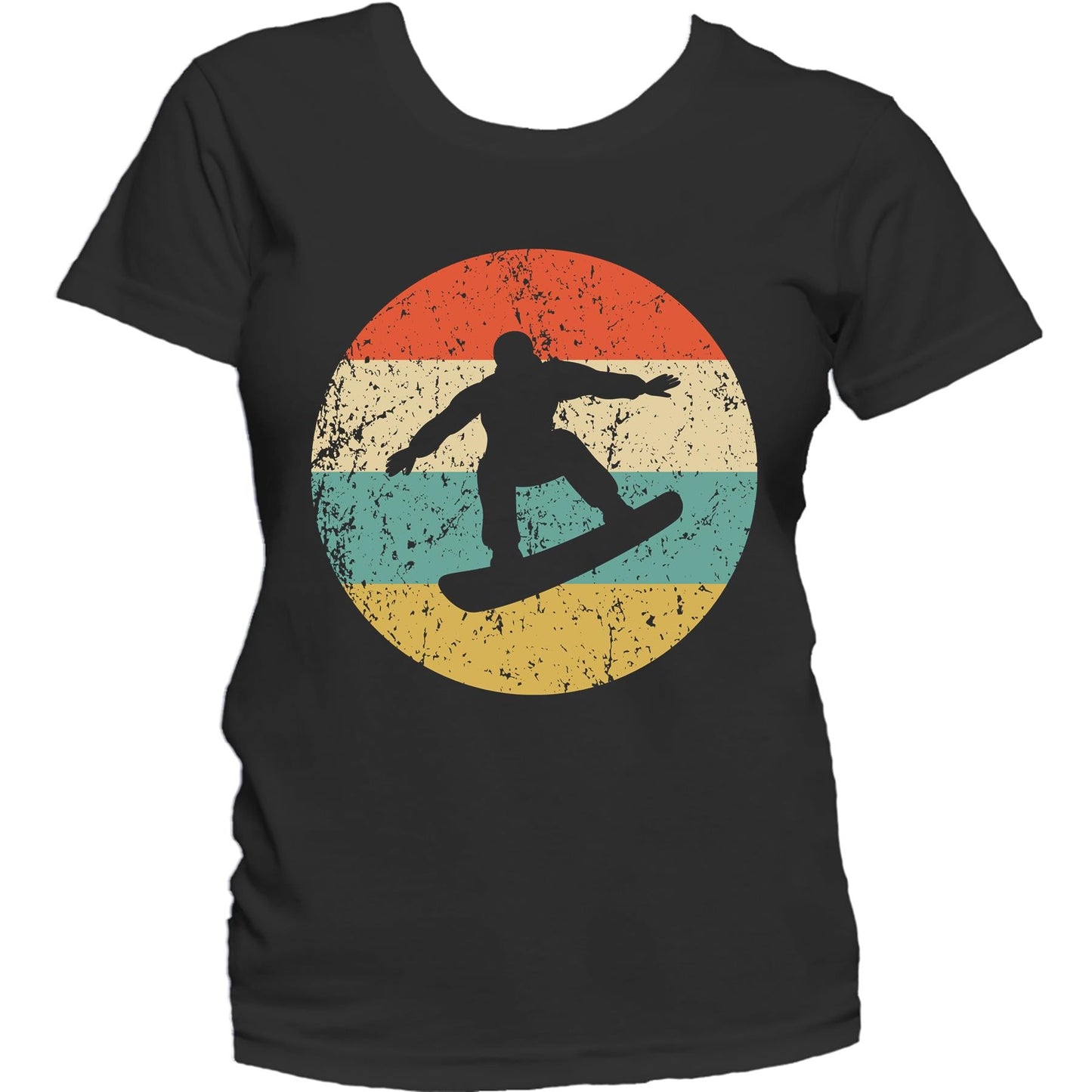 Snowboarding Shirt - Vintage Retro Snowboarder Women's T-Shirt