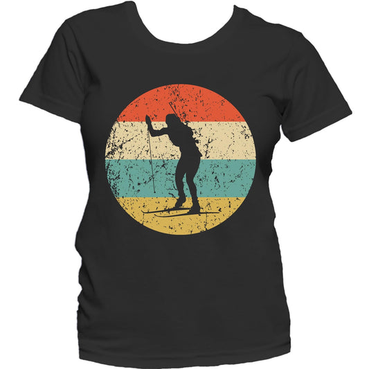 Biathlon Shirt - Vintage Retro Biathlete Women's T-Shirt