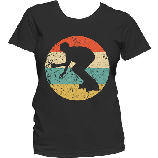 Inline Skating Shirt - Vintage Retro Skater Women's T-Shirt