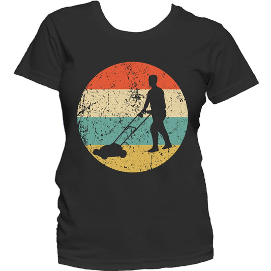Lawnmowing Shirt - Vintage Retro Lawnmower Women's T-Shirt