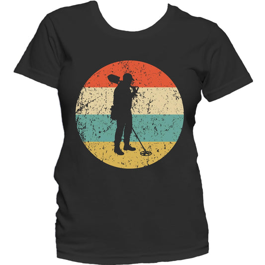 Metal Detecting Shirt - Vintage Retro Coinshooter Women's T-Shirt