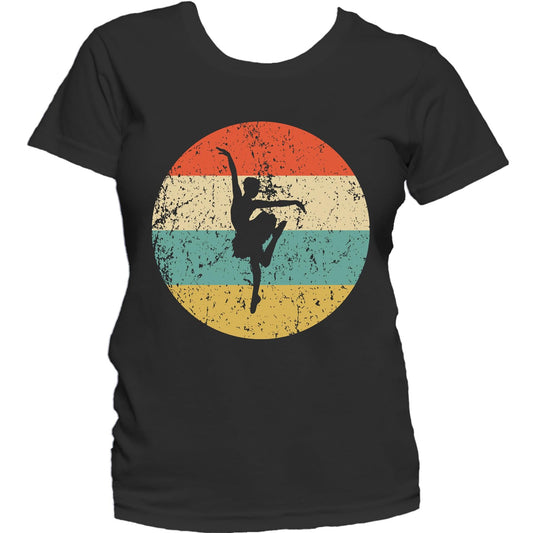 Ballet Shirt - Vintage Retro Ballerina Women's T-Shirt