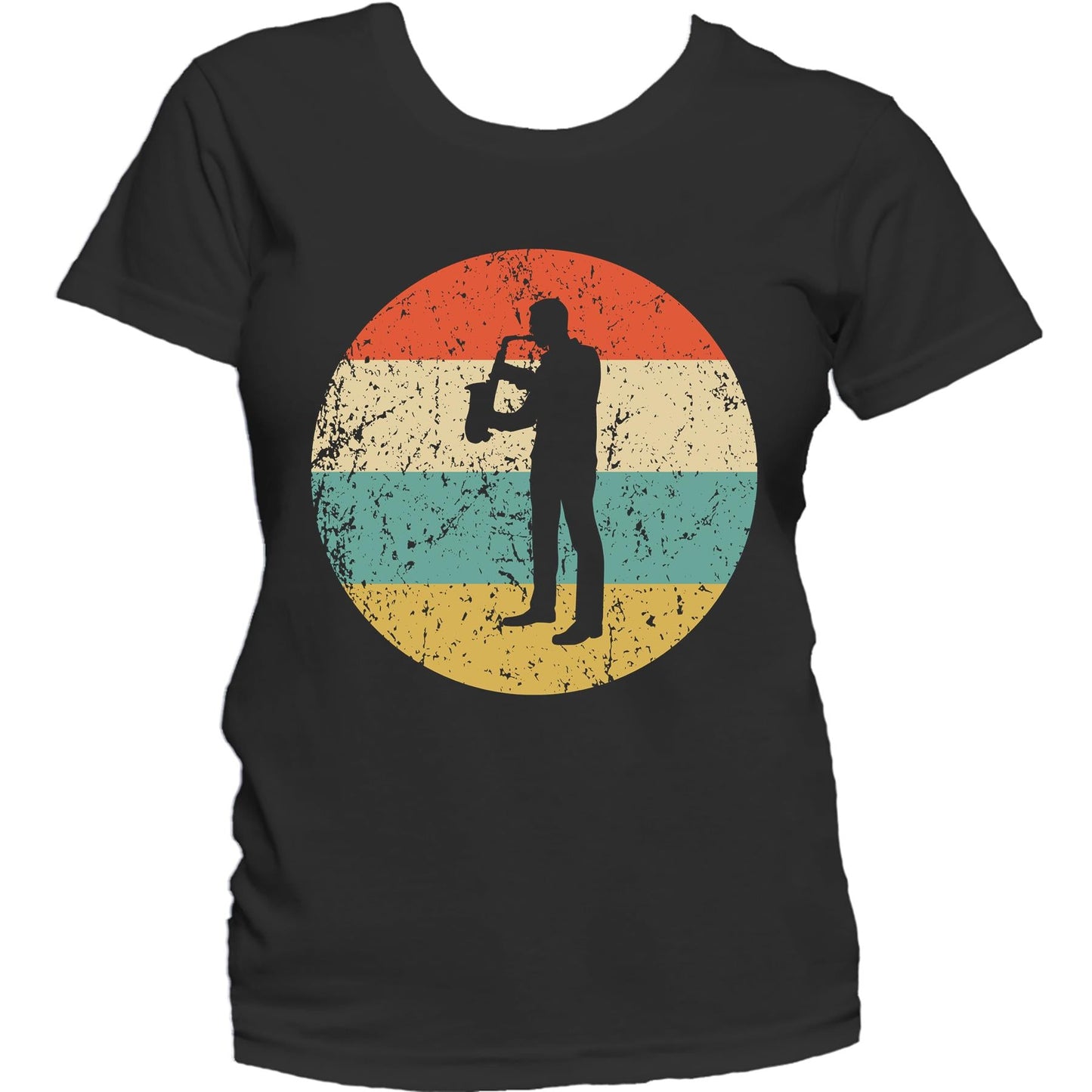 Saxophone Shirt - Vintage Retro Music Women's T-Shirt