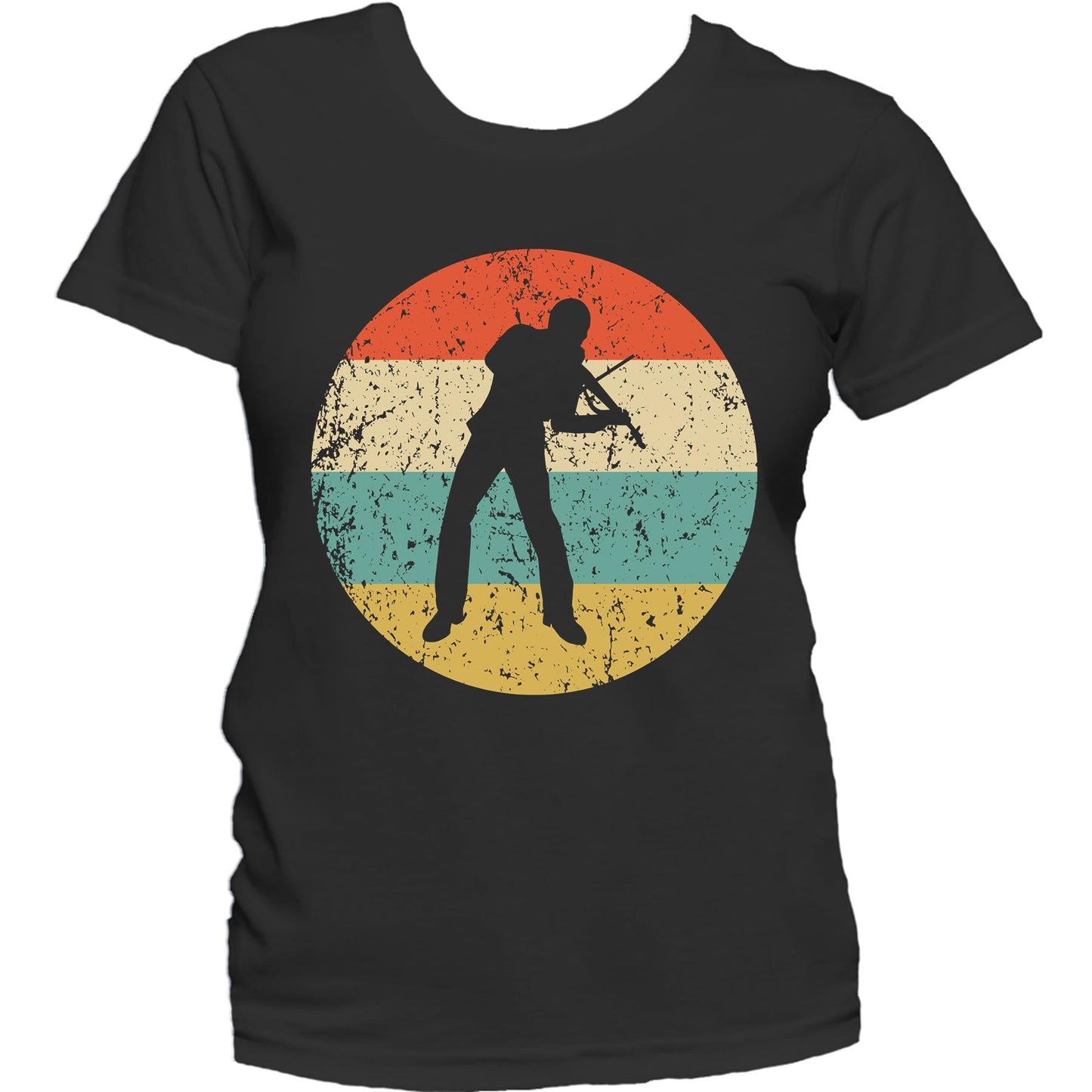 Violin Shirt - Vintage Retro Music Women's T-Shirt