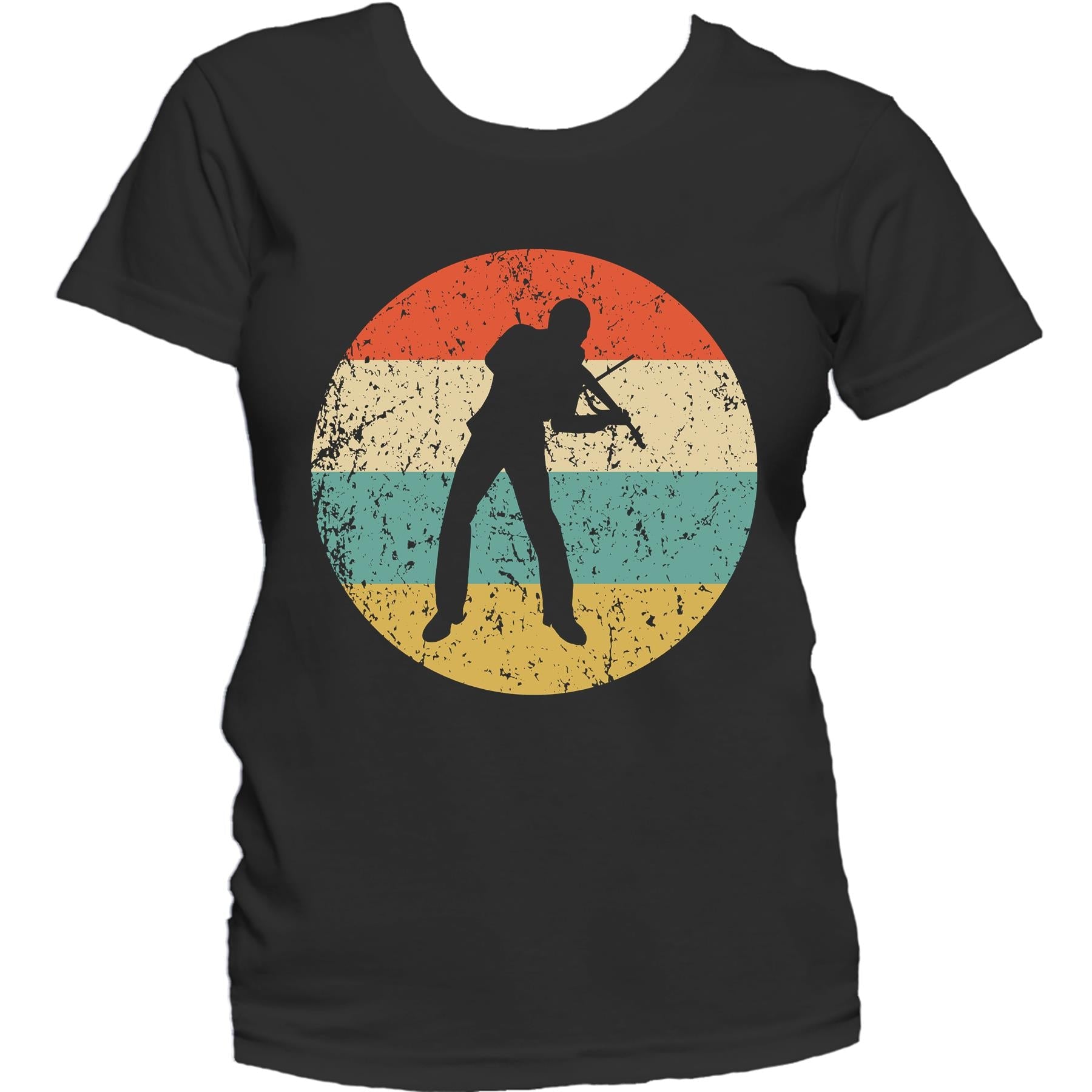 Violin Shirt - Vintage Retro Music Women's T-Shirt