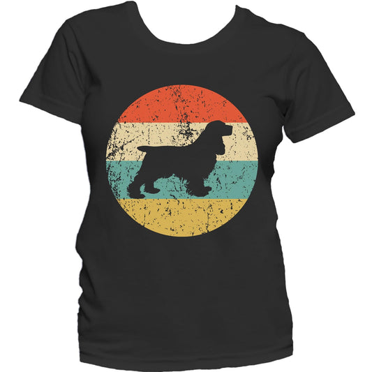 Cocker Spaniel Shirt - Retro Cocker Spaniel Dog Women's T-Shirt
