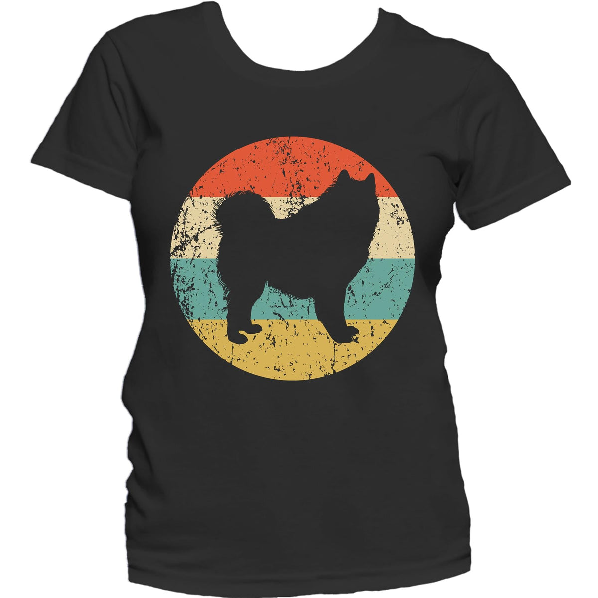 Samoyed Shirt - Vintage Retro Samoyed Dog Women's T-Shirt