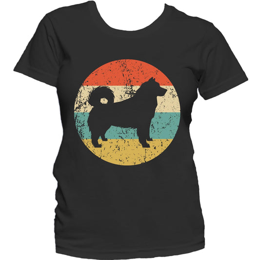 Alaskan Malamute Shirt - Retro Alaskan Malamute Dog Women's T-Shirt