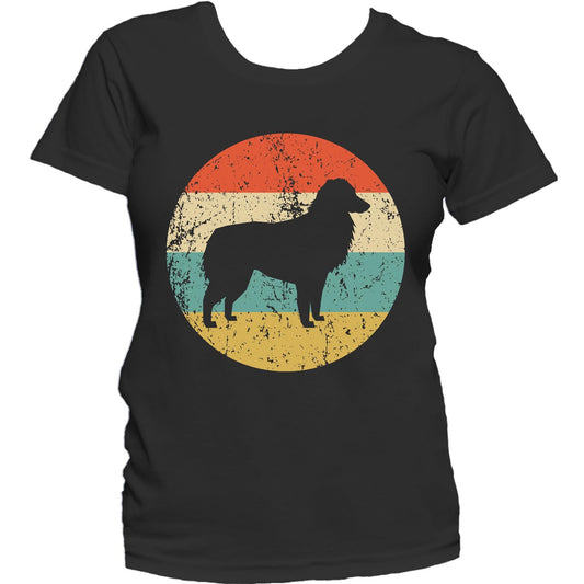 Australian Shepherd Shirt - Vintage Retro Aussie Dog Women's T-Shirt