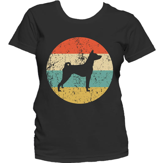 Basenji Shirt - Vintage Retro Basenji Dog Women's T-Shirt