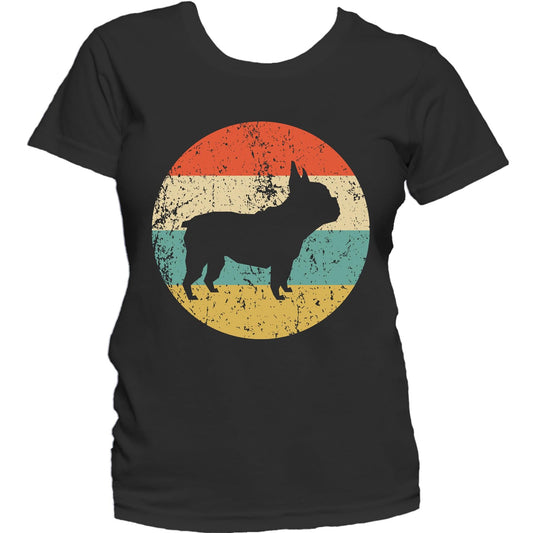 French Bulldog Shirt - Retro French Bulldog Dog Women's T-Shirt