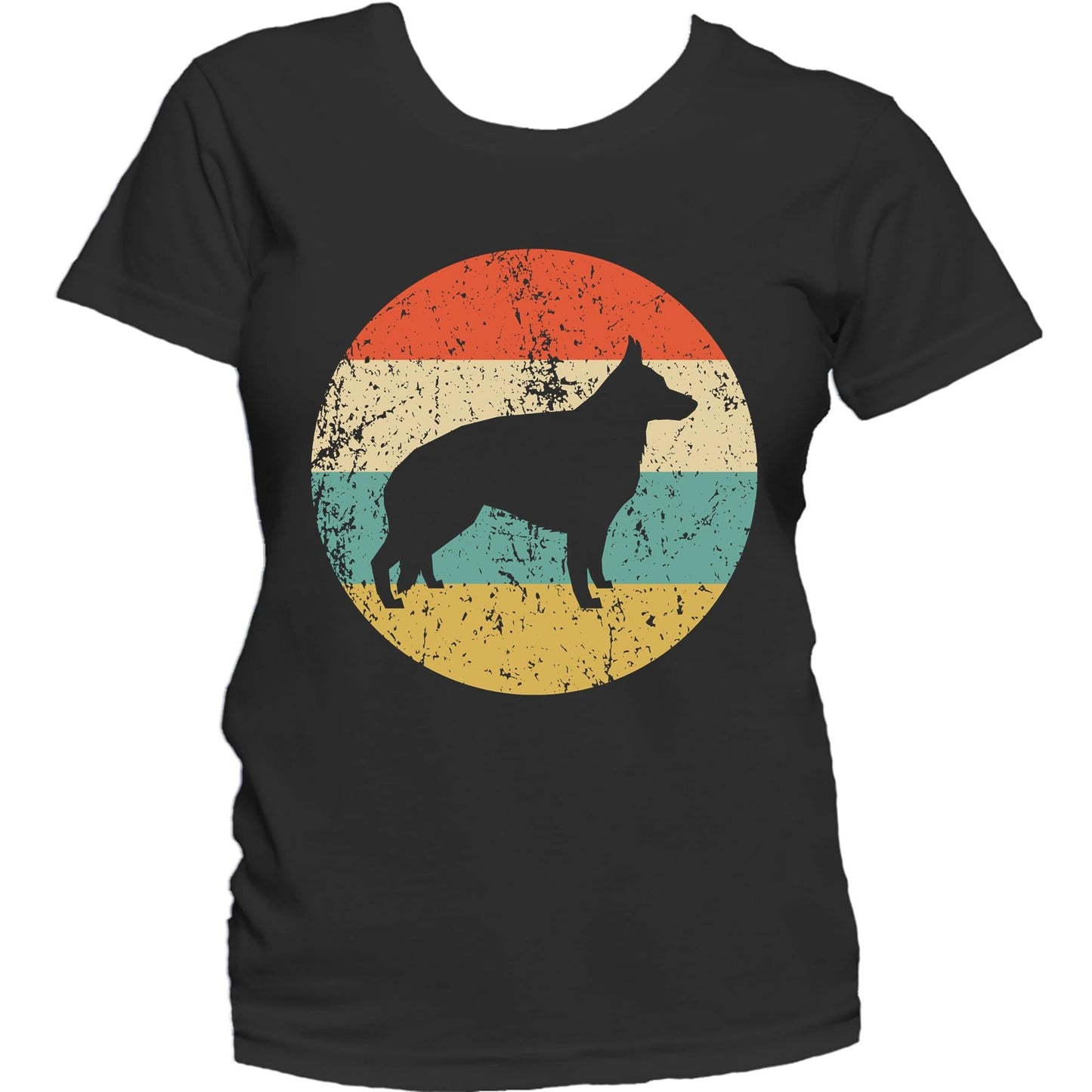 German Shepherd Shirt - Retro German Shepherd Dog Women's T-Shirt