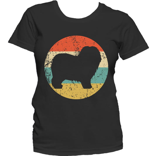Old English Sheepdog Shirt - Vintage Retro Dog Women's T-Shirt