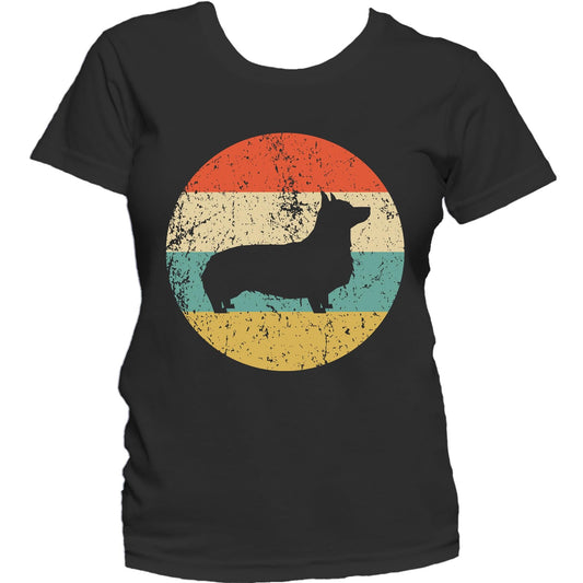 Pembroke Welsh Corgi Shirt - Vintage Retro Corgi Dog Women's T-Shirt