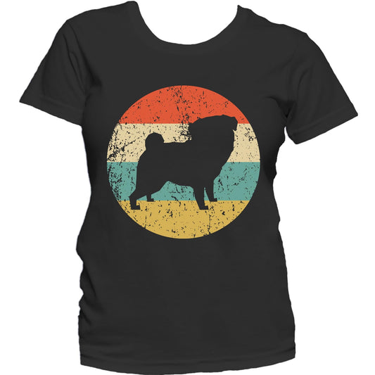 Pug Shirt - Vintage Retro Pug Dog Women's T-Shirt