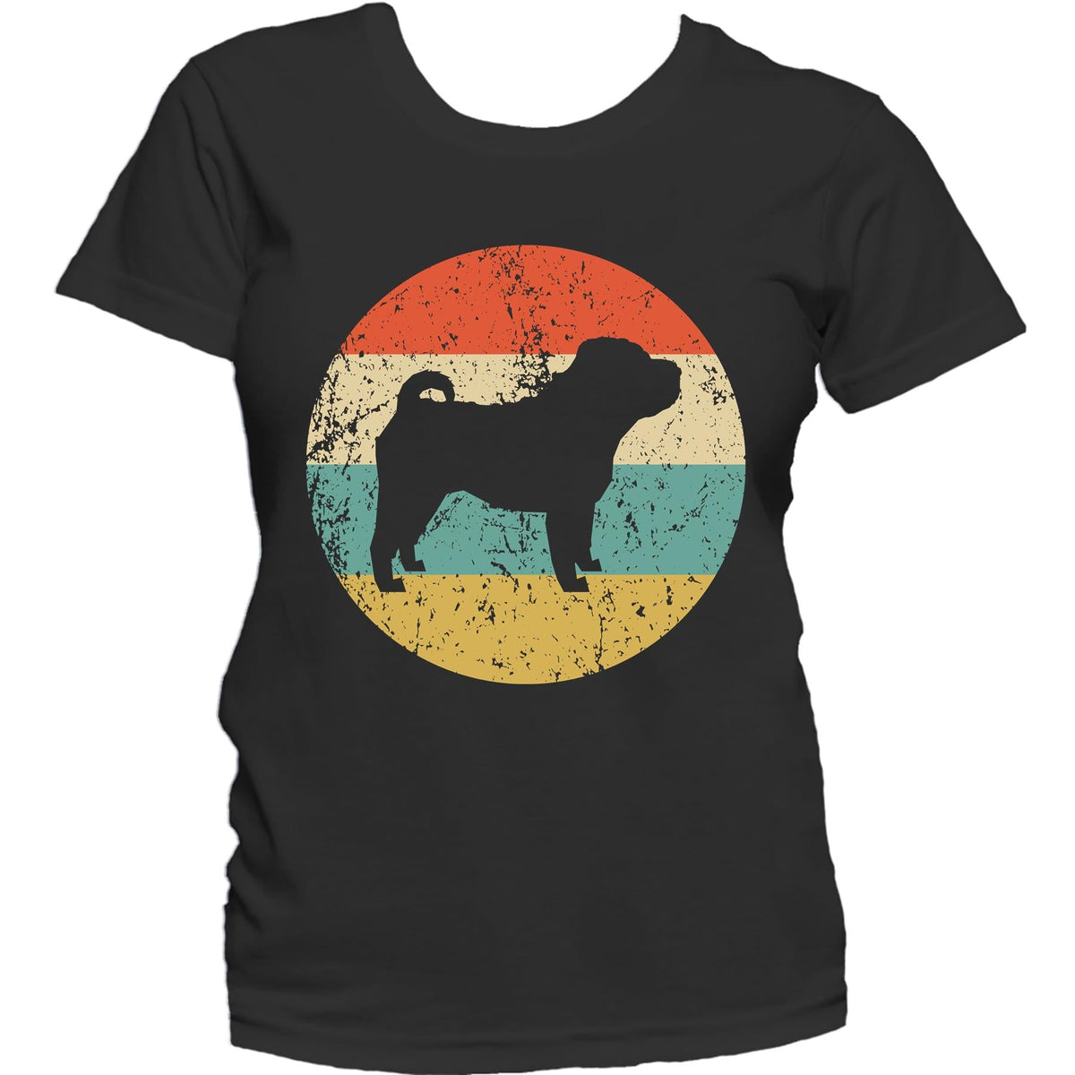 Shar Pei Shirt - Vintage Retro Shar Pei Dog Women's T-Shirt