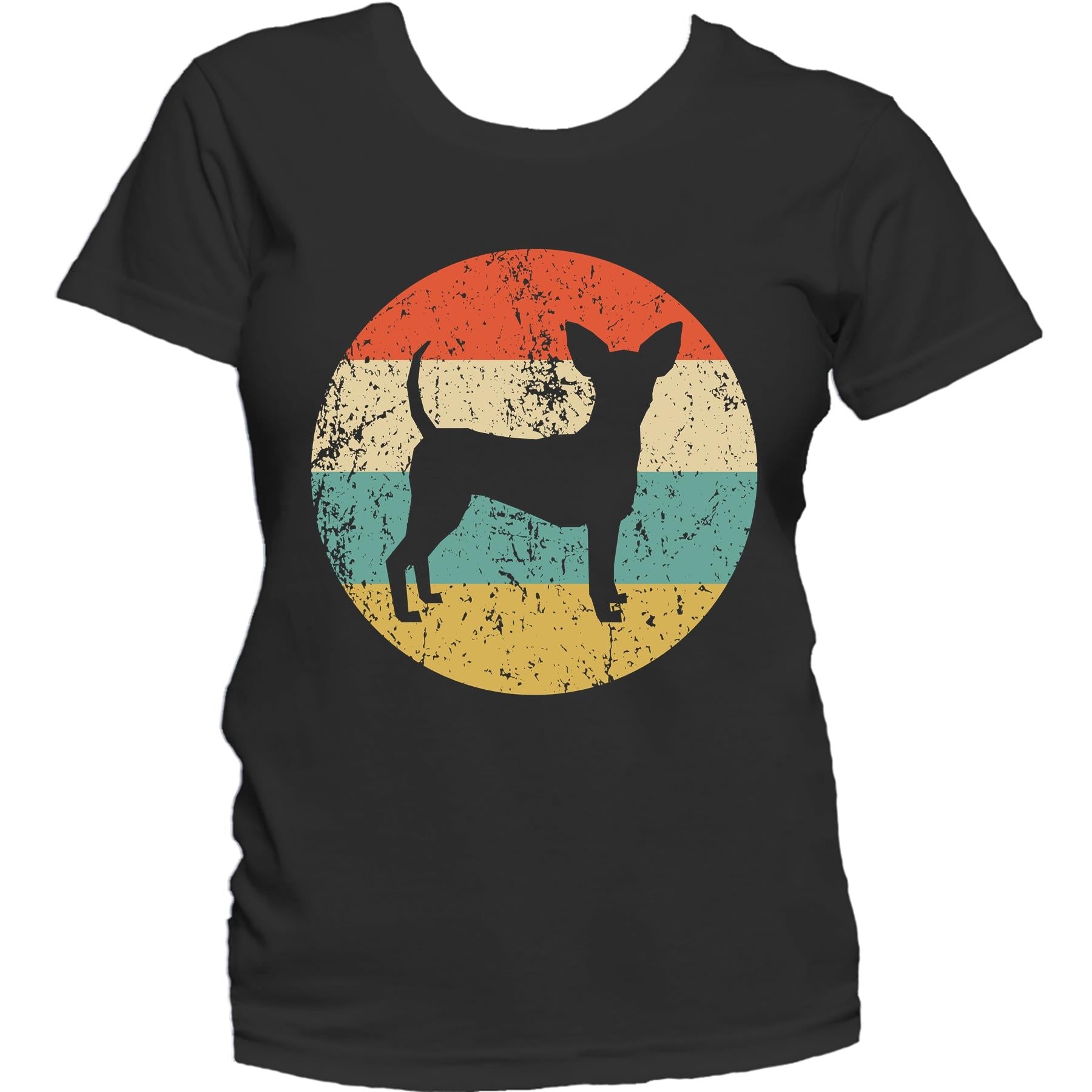 Toy Fox Terrier Shirt - Retro Toy Fox Terrier Dog Women's T-Shirt