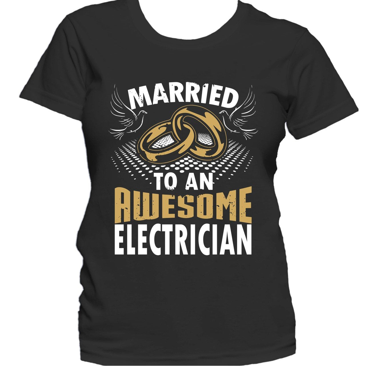 Married To An Awesome Electrician Women's T-Shirt