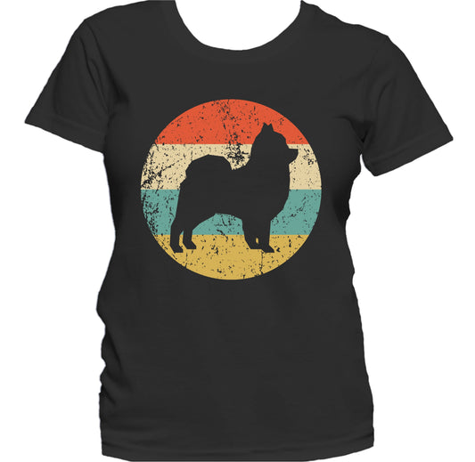 Pomeranian Retro Style Dog Women's T-Shirt