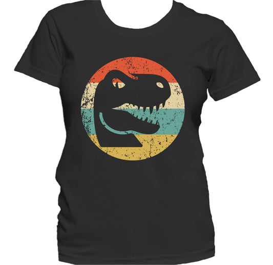 Tyrannosaurus Rex T Rex Retro Style Dinosaur Women's T-Shirt