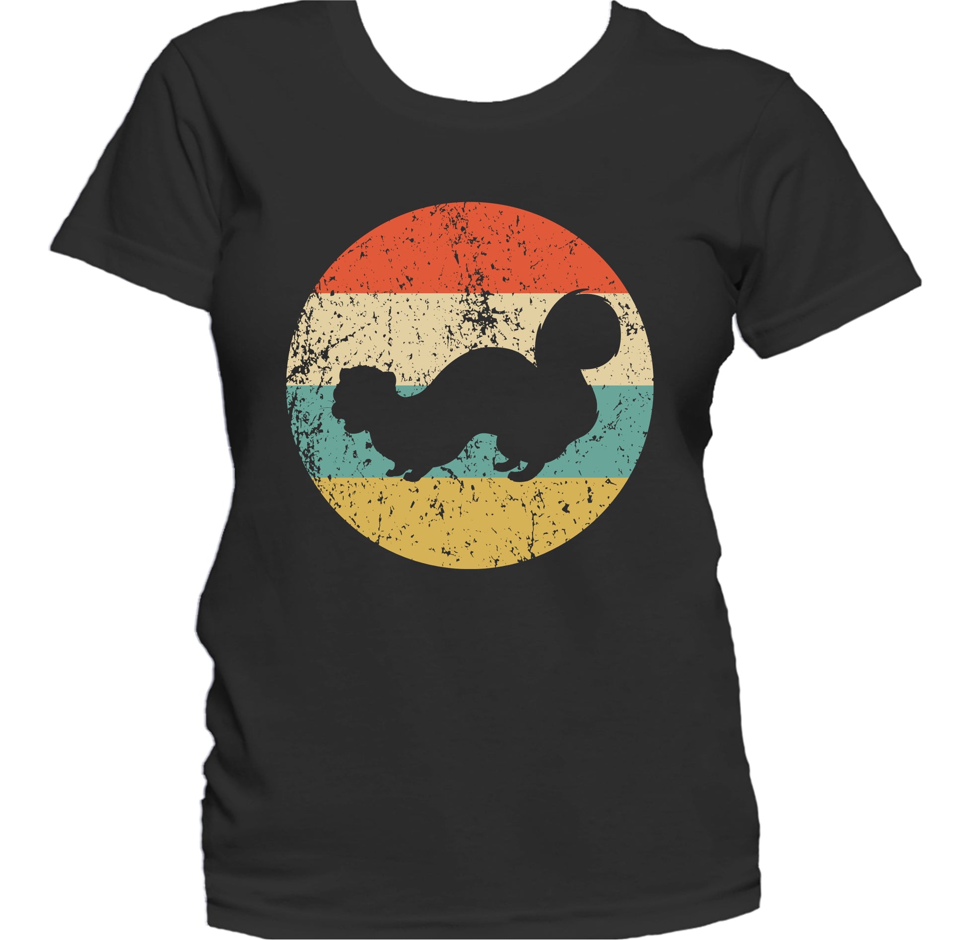 Ferret Retro Style Animal Women's T-Shirt