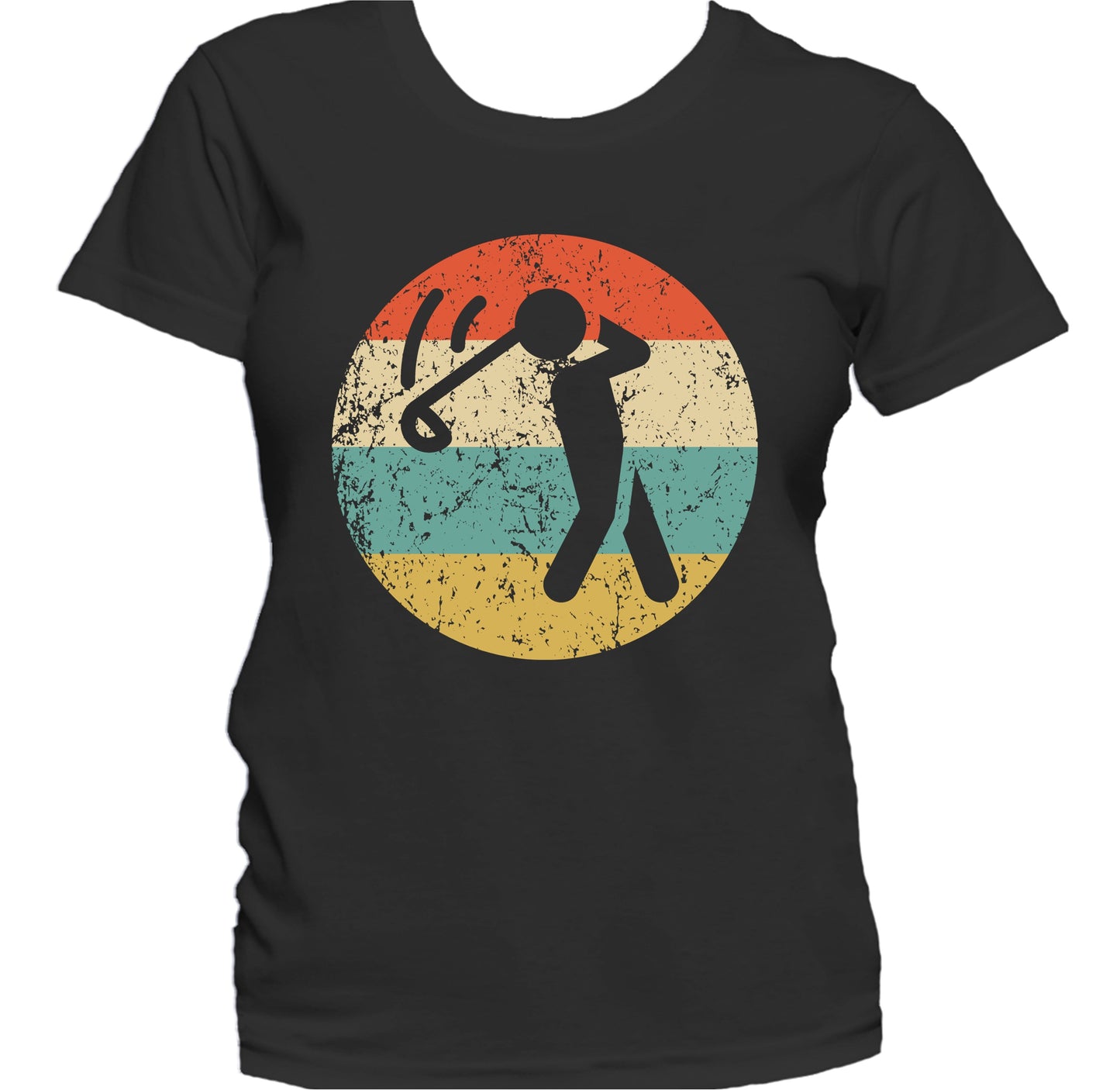 Golfer Retro Style Golf Women's T-Shirt