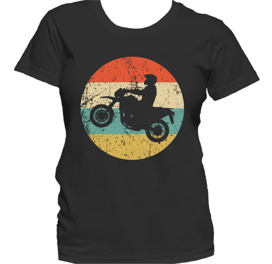 Motocross Retro Style Motor Sports Women's T-Shirt