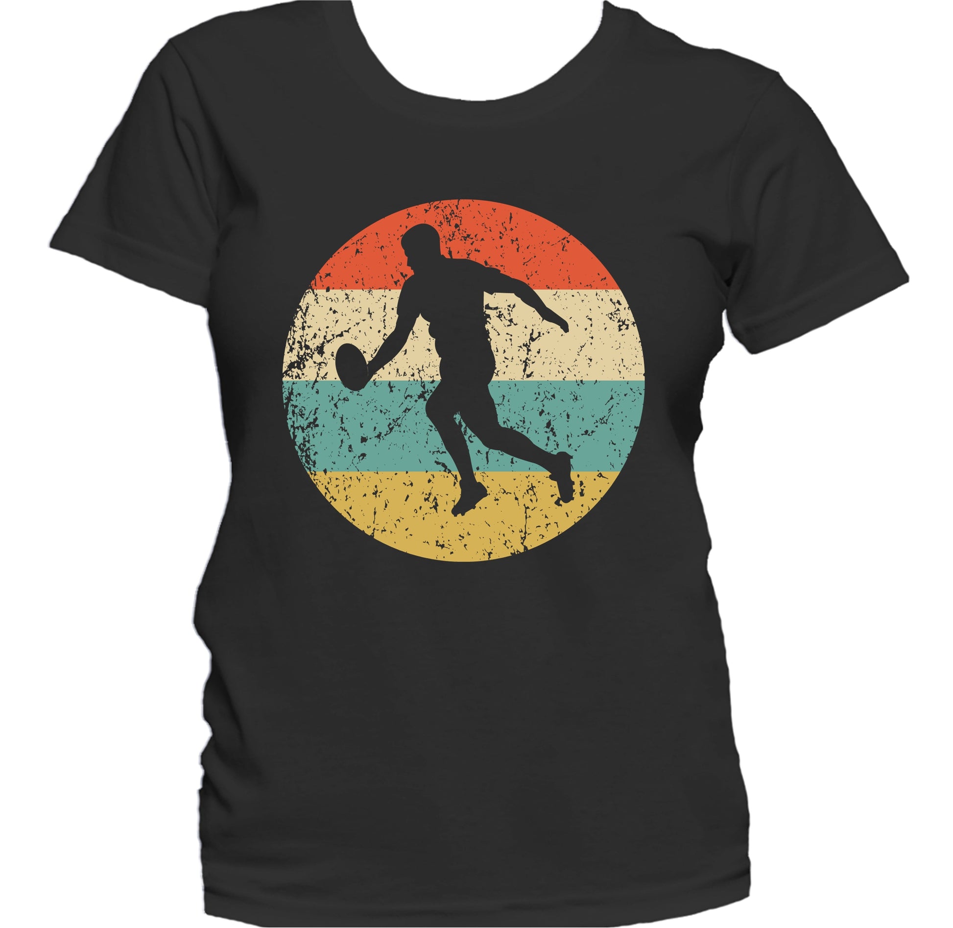 Rugby Player Retro Style Sports Women's T-Shirt
