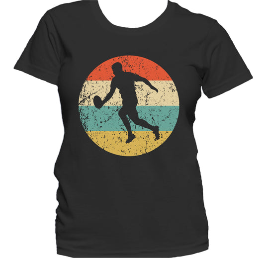 Rugby Player Retro Style Sports Women's T-Shirt