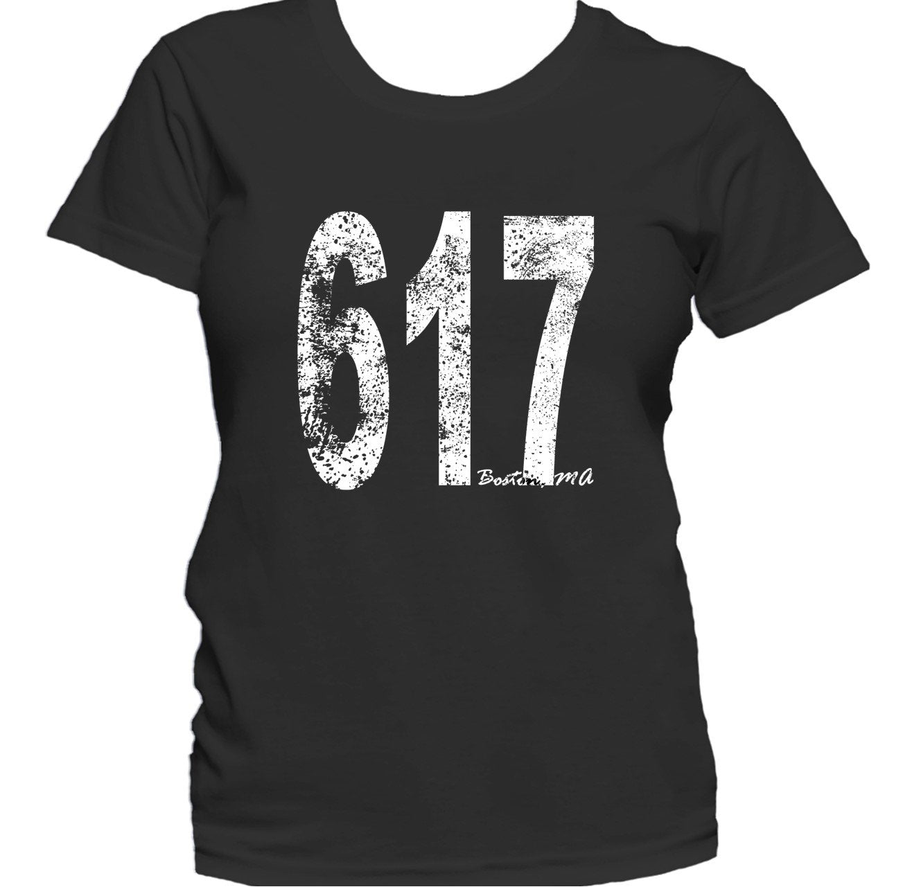 Retro Style Boston Area Code 617 Women's T-Shirt