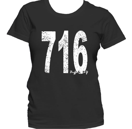 Retro Style Buffalo Area Code 716 Women's T-Shirt